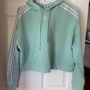 Adidas women’s cropped hoodie size L